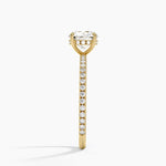 Perfect Fit Three-Quarter Diamond Ring (1/4 ct. tw.) Yellow Gold 18k Round Engagement Ring
