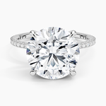 Perfect Fit Three-Quarter Diamond Ring (1/4 ct. tw.) Platinum Round Engagement Ring