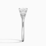 Luxe Floating Three Stone Diamond Ring (1/3 ct. tw.) Platinum Princess Engagement Ring