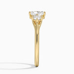 Luxe Floating Three Stone Diamond Ring (1/3 ct. tw.) Yellow Gold 18k Radiant Engagement Ring