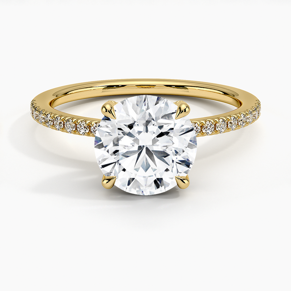 Viviana Half Coverage Diamond Engagement Ring