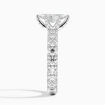 Ellora Three-Quarter Coverage Diamond Ring Platinum Marquise Engagement Ring