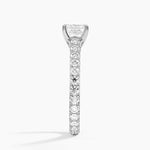 Sienna Eternity Diamond Ring Platinum Asscher Engagement Ring