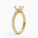 Sienna Eternity Diamond Ring Yellow Gold 18k Emerald Engagement Ring
