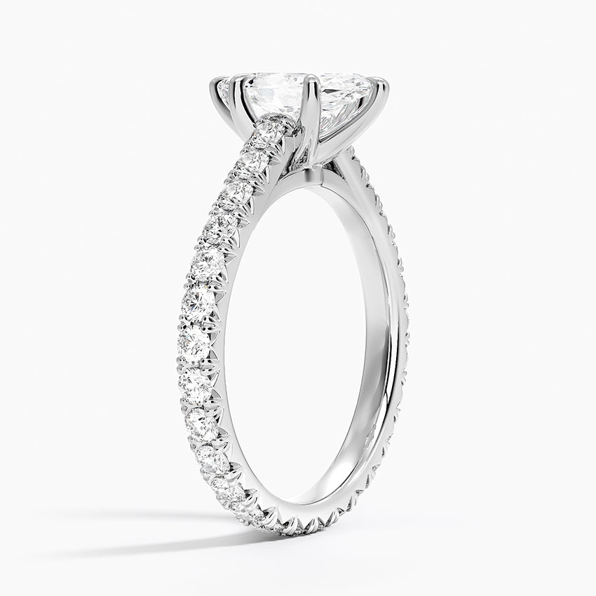 Sienna Eternity Diamond Ring Platinum Marquise Engagement Ring