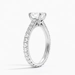 Sienna Eternity Diamond Ring Platinum Oval Engagement Ring