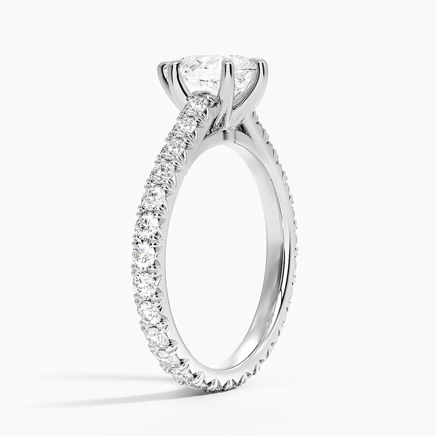 Sienna Eternity Diamond Ring Platinum Pear Engagement Ring