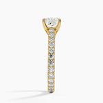 Sienna Eternity Diamond Ring Yellow Gold 18k Princess Engagement Ring