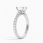 Sienna Eternity Diamond Ring Platinum Radiant Engagement Ring