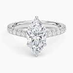 Sienna Eternity Diamond Ring Platinum Marquise Engagement Ring