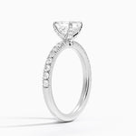 Adorned Amelie Diamond Ring Platinum Asscher Engagement Ring