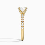 Adorned Amelie Diamond Ring Yellow Gold 18k Oval Engagement Ring