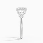 Luxe Opera Three Stone Diamond Ring (1 1/3 ct. tw.) Platinum Oval Engagement Ring