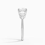 Luxe Opera Three Stone Diamond Ring (1 1/3 ct. tw.) Platinum Princess Engagement Ring