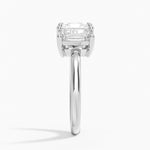 Luxe Rhiannon Three Stone Diamond Ring (1 1/10 ct. tw.) Platinum Radiant Engagement Ring
