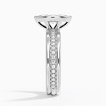 Sofia Triple Band Diamond Ring (1/4 ct. tw.) Platinum Marquise Engagement Ring