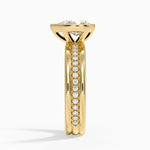 Sofia Triple Band Diamond Ring (1/4 ct. tw.) Yellow Gold 18k Pear Engagement Ring