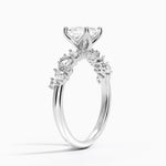 Olivetta Diamond Ring Platinum Asscher Engagement Ring