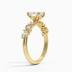 Olivetta Diamond Ring Yellow Gold 18k Oval Engagement Ring