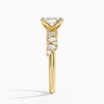 Olivetta Diamond Ring Yellow Gold 18k Oval Engagement Ring