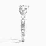 Zinnia Diamond Ring (1/3 ct. tw.) Platinum Heart Engagement Ring