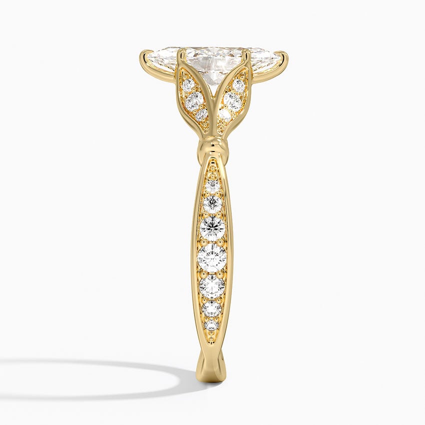 Zinnia Diamond Ring (1/3 ct. tw.) Yellow Gold 18k Marquise Engagement Ring