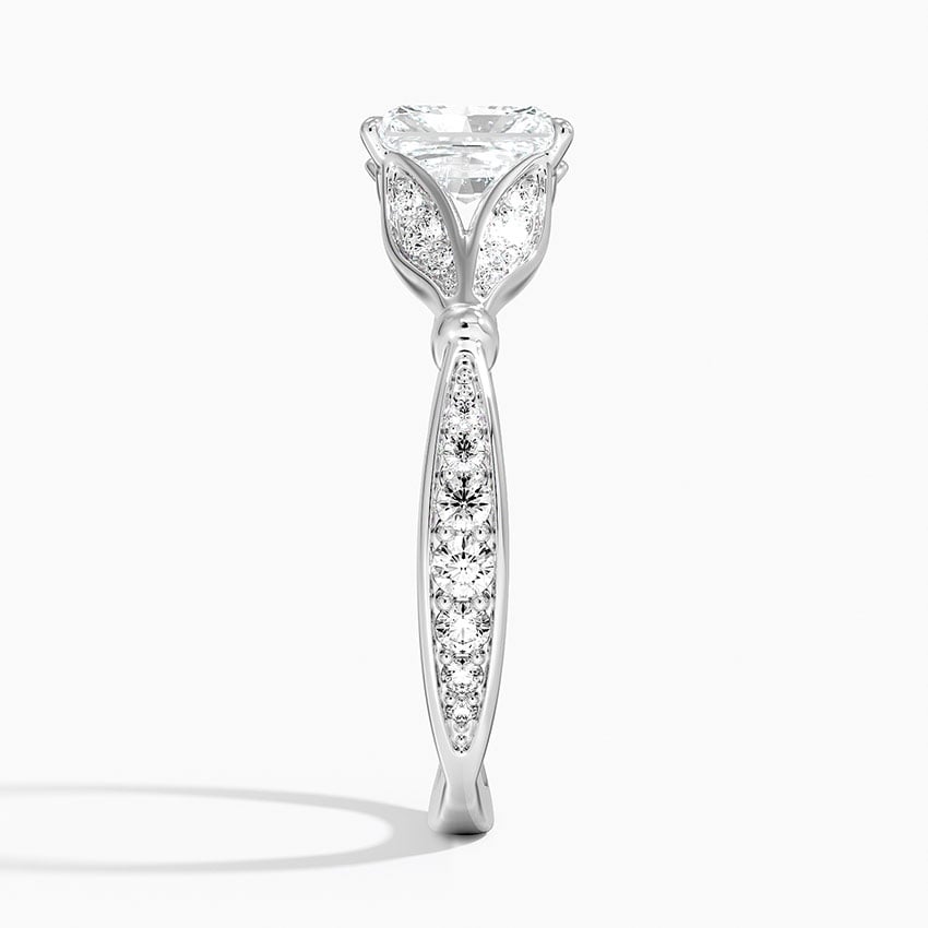 Zinnia Diamond Ring (1/3 ct. tw.) Platinum Radiant Engagement Ring