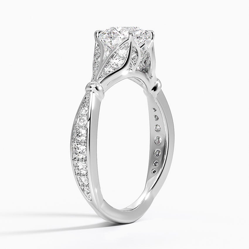 Zinnia Diamond Ring (1/3 ct. tw.) Platinum Round Engagement Ring