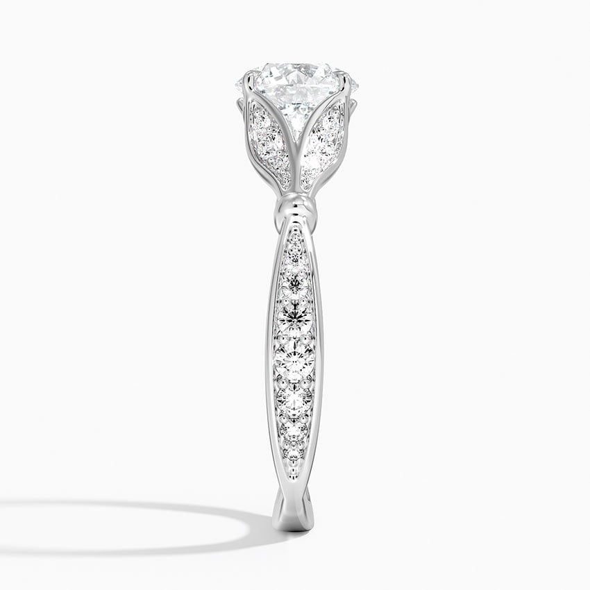 Zinnia Diamond Ring (1/3 ct. tw.) Platinum Round Engagement Ring