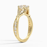 Zinnia Diamond Ring (1/3 ct. tw.) Yellow Gold 18k Round Engagement Ring
