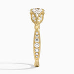Zinnia Diamond Ring (1/3 ct. tw.) Yellow Gold 18k Round Engagement Ring