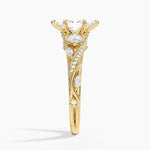 Begonia Vine Three Stone Diamond Ring (2/3 ct. tw.) Yellow Gold 18k Marquise Engagement Ring