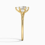 Delilah Three Stone Pear Diamond Ring (1/5 ct. tw.) Yellow Gold 18k Pear Engagement Ring