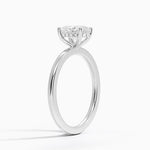 Sydney Perfect Fit Hidden Halo Diamond Ring Platinum Oval Engagement Ring