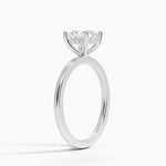 Sydney Perfect Fit Hidden Halo Diamond Ring Platinum Princess Engagement Ring