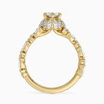 Olivetta Double Row Diamond Ring (2 1/2 ct. tw.) Yellow Gold 18k Marquise Engagement Ring