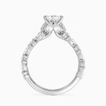 Olivetta Double Row Diamond Ring (2 1/2 ct. tw.) Platinum Princess Engagement Ring