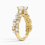 Olivetta Double Row Diamond Ring (2 1/2 ct. tw.) Yellow Gold 18k Princess Engagement Ring