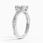 Begonia Vine Diamond Ring (1/4 ct. tw.) Platinum Marquise Engagement Ring