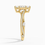 Begonia Vine Diamond Ring (1/4 ct. tw.) Yellow Gold 18k Marquise Engagement Ring