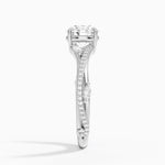 Begonia Vine Diamond Ring (1/4 ct. tw.) Platinum Round Engagement Ring