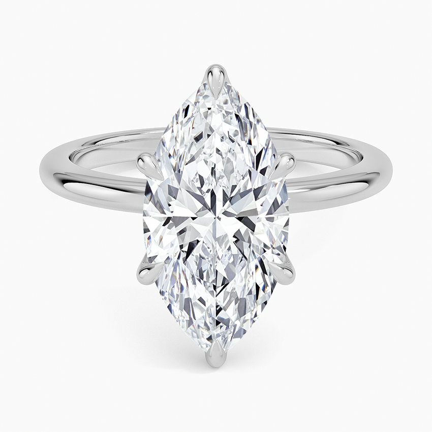 Esme 1.8mm Ring Platinum Marquise Engagement Ring