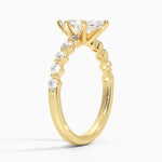Marseille Half Coverage Diamond Ring (1/4 ct. tw.) Yellow Gold 18k Marquise Engagement Ring