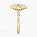 Marseille Halo Diamond Ring (1/2 ct. tw.) Yellow Gold 18k Marquise Engagement Ring