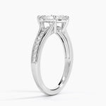 Tressa Split Shank Diamond Ring Platinum Marquise Engagement Ring