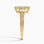 Tressa Split Shank Diamond Ring Yellow Gold 18k Marquise Engagement Ring