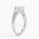 Tressa Split Shank Diamond Ring Platinum Oval Engagement Ring