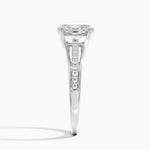 Tressa Split Shank Diamond Ring Platinum Oval Engagement Ring
