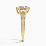 Tressa Split Shank Diamond Ring Yellow Gold 18k Pear Engagement Ring