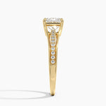 Tressa Split Shank Diamond Ring Yellow Gold 18k Princess Engagement Ring